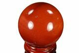 Polished Mookaite Jasper Sphere - Australia #116049-1